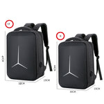 Zaino multifunzionale impermeabile per laptop sportivo da lavoro con porta USB, 15 inch, 17 inch