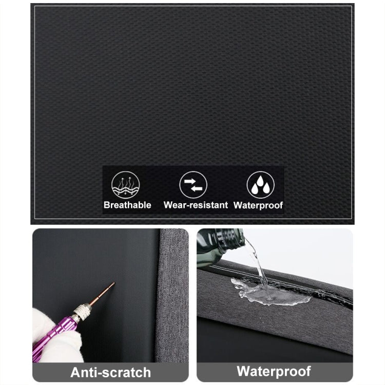 Zaino multifunzionale impermeabile per laptop sportivo da lavoro con porta USB, 15 inch, 17 inch