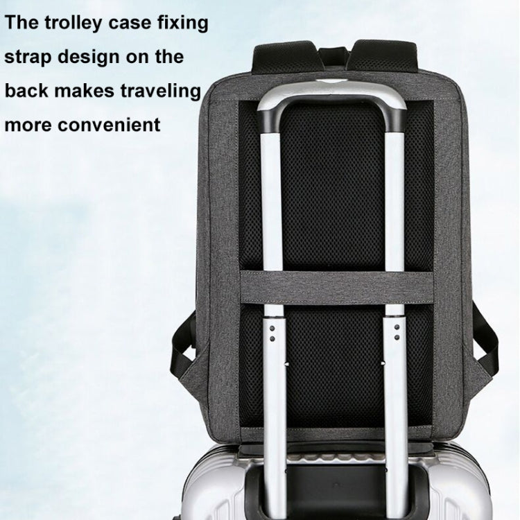 Zaino multifunzionale impermeabile per laptop sportivo da lavoro con porta USB, 15 inch, 17 inch