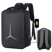 Zaino per laptop da pendolare aziendale impermeabile di grande capacità con porta USB, 15 inch
