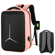 Zaino per laptop da pendolare aziendale impermeabile di grande capacità con porta USB, 15 inch