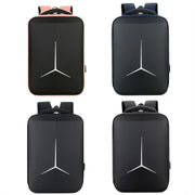 Zaino per laptop da pendolare aziendale impermeabile di grande capacità con porta USB, 15 inch