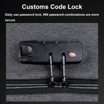 Zaino per laptop antifurto con password di grande capacità e porta USB, 16 inch