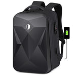 Zaino per laptop impermeabile di grande capacità con blocco password e porta USB, 17 inch