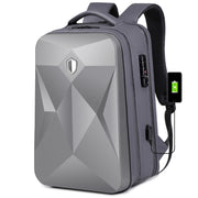 Zaino per laptop impermeabile di grande capacità con blocco password e porta USB, 17 inch