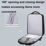 Zaino per laptop impermeabile di grande capacità con blocco password e porta USB, 17 inch