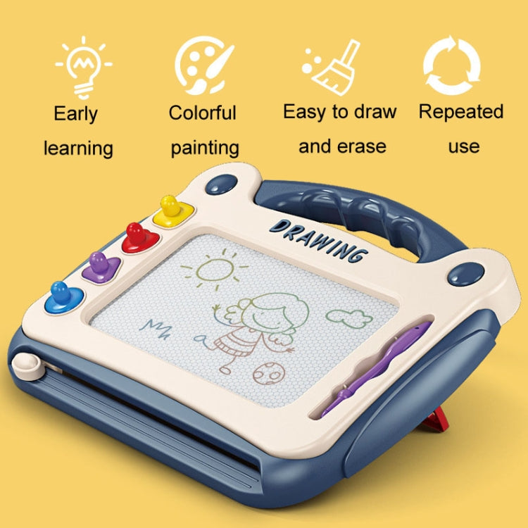Tavolo da disegno per bambini Lavagna magnetica Giocattolo colorato per bambini Doodle Board, Small Blue, Small Pink, Small Green, Large Blue, Large Pink, Large Green