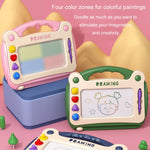 Tavolo da disegno per bambini Lavagna magnetica Giocattolo colorato per bambini Doodle Board, Small Blue, Small Pink, Small Green, Large Blue, Large Pink, Large Green