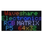 Pannello matrice LED RGB 64x32 pixel passo 5 mm