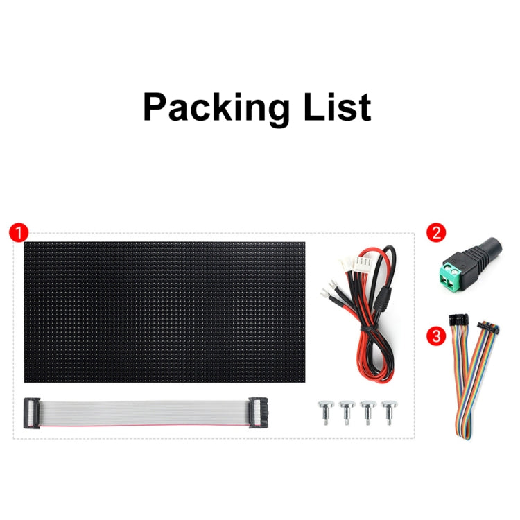 Pannello matrice LED RGB 64x32 pixel passo 5 mm