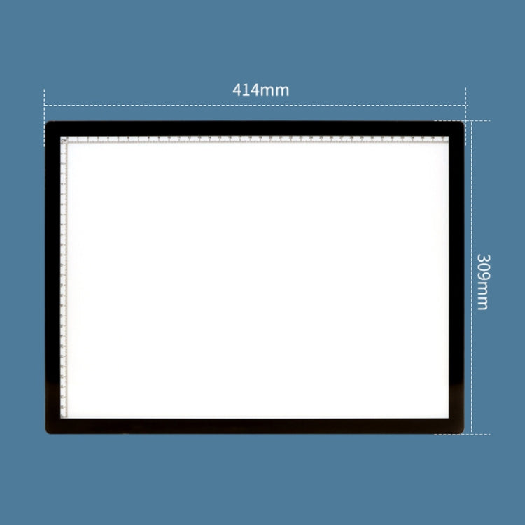 Lampada LED da disegno A3 con ricarica USB Type-C