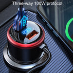Mini caricabatterie a ricarica rapida per auto da uno a tre accendisigari, Regular Version, Standard Version, Upgrade Version, Premium Version, Flagship Version, Extreme Version