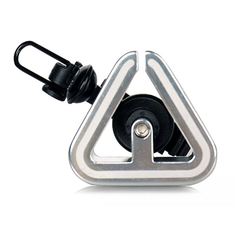 N+1 Campanello per mountain bike Campanello universale in rame triangolare, Clip Ring Black, Clip Ring Silver, Rubber Band Black, Rubber Band Silver