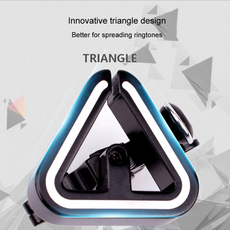 N+1 Campanello per mountain bike Campanello universale in rame triangolare, Clip Ring Black, Clip Ring Silver, Rubber Band Black, Rubber Band Silver