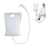 Borsa per acqua da bagno pieghevole in PVC portatile da campeggio all'aperto da 10 litri