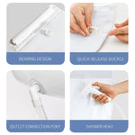Borsa per acqua da bagno pieghevole in PVC portatile da campeggio all'aperto da 10 litri