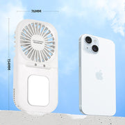 Ventola di raffreddamento da tavolo con mini ventola per impacco freddo portatile pieghevole per ricarica USB