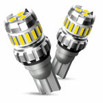 2 pezzi T10 3030 + 4014 18LED Decodificatore a corrente costante Indicatore luminoso Luce di retromarcia, T10 (White)