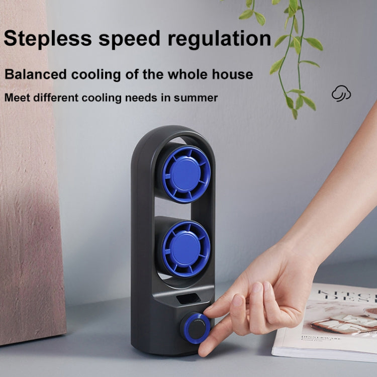 Ventilatore a torre da tavolo con testa vibrante e display