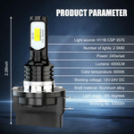 2 pezzi H11B 3570 2LED 80W Lampadine per fari auto Fendinebbia ad alta luminosità, H11B (White), H11B (Yellow), H11B (Ice Blue)