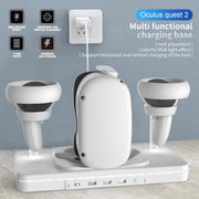 Per Meta Quest 2 Staffa da tavolo per occhiali VR Caricatore wireless Base colorata che emette luce