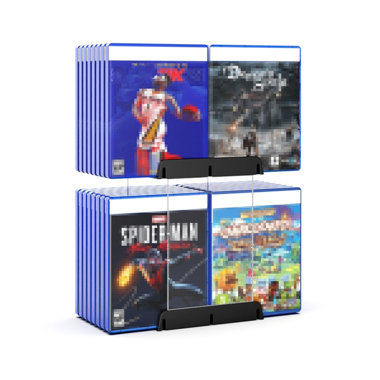 Staffa da parete per archiviazione CD e carte da gioco