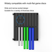 Staffa di archiviazione per disco CD per carte da gioco Custodia per CD di archiviazione montata a parete, 32 sheets