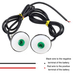 Faretto per specchietto retrovisore retrovisore retrovisore per moto Eagle Eye da 2 pezzi 23 mm