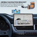 Base per supporto per telefono con schermo per auto per Tesla Model 3 e altri modelli, Base, Base + Magnetic Stand