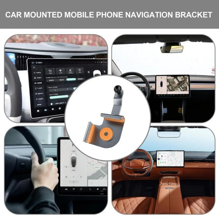 Base per supporto per telefono con schermo per auto per Tesla Model 3 e altri modelli, Base, Base + Magnetic Stand