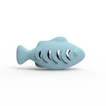 Giocattolo per gatti in silicone a forma di pesce
