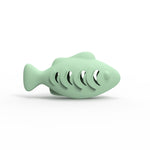 Giocattolo per gatti in silicone a forma di pesce