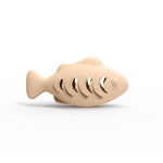 Giocattolo per gatti in silicone a forma di pesce
