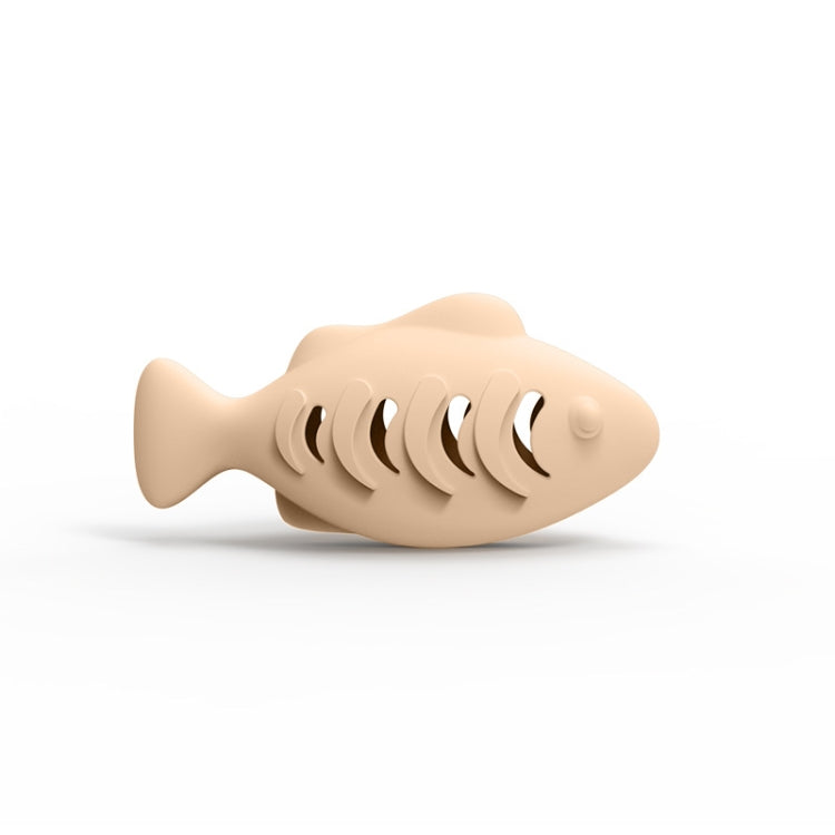 Giocattolo per gatti in silicone a forma di pesce