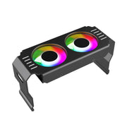 Desktop ARGB Memory Cooler Controllo della temperatura PWM Doppia ventola, per DDR / DDR2 / DDR3 / DDR4 / DDR5