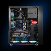 Desktop ARGB Memory Cooler Controllo della temperatura PWM Doppia ventola, per DDR / DDR2 / DDR3 / DDR4 / DDR5