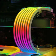 AOSOR AL300 Computer Glow Line ARGB Neon Cavo Scheda madre Telaio Luce Striscia Decorazione lavagna luminosa, AL300