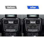 Per Mercedes-Benz Classe G W463, set di 2 adesivi decorativi per pannello multimediale.