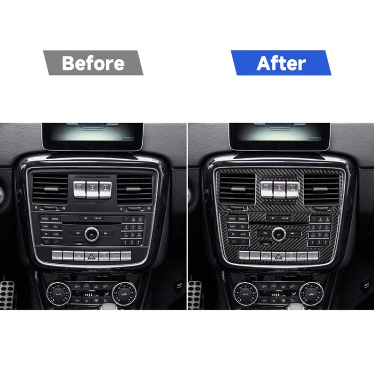 Per Mercedes-Benz Classe G W463, set di 2 adesivi decorativi per pannello multimediale.