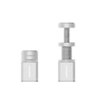 COOLMOON Supporto per scheda grafica Scheda grafica per computer desktop Staffa di supporto verticale superiore Vite Aste di supporto telescopiche, 2.8-5cm (Black), 2.8-5cm (Silver), 5-8cm (Black), 5-8cm (Silver), 7.5-12cm (Black), 7.5-12cm (Silver)
