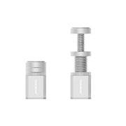 COOLMOON Supporto per scheda grafica Scheda grafica per computer desktop Staffa di supporto verticale superiore Vite Aste di supporto telescopiche, 2.8-5cm (Black), 2.8-5cm (Silver), 5-8cm (Black), 5-8cm (Silver), 7.5-12cm (Black), 7.5-12cm (Silver)