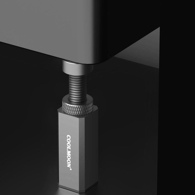 COOLMOON Supporto per scheda grafica Scheda grafica per computer desktop Staffa di supporto verticale superiore Vite Aste di supporto telescopiche, 2.8-5cm (Black), 2.8-5cm (Silver), 5-8cm (Black), 5-8cm (Silver), 7.5-12cm (Black), 7.5-12cm (Silver)