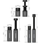 COOLMOON Supporto per scheda grafica Scheda grafica per computer desktop Staffa di supporto verticale superiore Vite Aste di supporto telescopiche, 2.8-5cm (Black), 2.8-5cm (Silver), 5-8cm (Black), 5-8cm (Silver), 7.5-12cm (Black), 7.5-12cm (Silver)