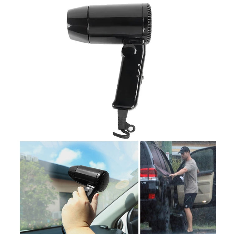Asciugacapelli portatile multifunzione da esterno per auto 12V