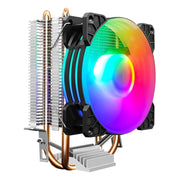 COOLMOON Frost doppio tubo di rame CPU ventola PC desktop illuminato silenzioso AMD dispositivo di raffreddamento raffreddato ad aria, P2 Magic Moon Edition Single Fan, P22 Magic Moon Edition Double Fan, P2 Streamline Edition Single Fan                ...