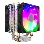 COOLMOON Frost doppio tubo di rame CPU ventola PC desktop illuminato silenzioso AMD dispositivo di raffreddamento raffreddato ad aria, P2 Magic Moon Edition Single Fan, P22 Magic Moon Edition Double Fan, P2 Streamline Edition Single Fan                ...