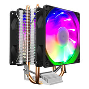 COOLMOON Frost doppio tubo di rame CPU ventola PC desktop illuminato silenzioso AMD dispositivo di raffreddamento raffreddato ad aria, P2 Magic Moon Edition Single Fan, P22 Magic Moon Edition Double Fan, P2 Streamline Edition Single Fan                ...