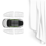 Tenda per protezione solare per la privacy del finestrino laterale dell'auto, For Tesla Model Y 4pcs White, For Tesla Model Y 4pcs Black, For Tesla Model 3 4pcs White, For Tesla Model 3 4pcs Black