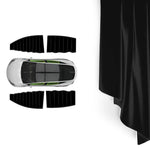 Tenda per protezione solare per la privacy del finestrino laterale dell'auto, For Tesla Model Y 4pcs White, For Tesla Model Y 4pcs Black, For Tesla Model 3 4pcs White, For Tesla Model 3 4pcs Black