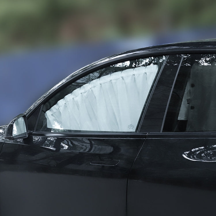 Tenda per protezione solare per la privacy del finestrino laterale dell'auto, For Tesla Model Y 4pcs White, For Tesla Model Y 4pcs Black, For Tesla Model 3 4pcs White, For Tesla Model 3 4pcs Black